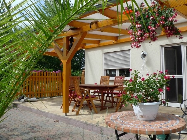 Blick zur Terrasse